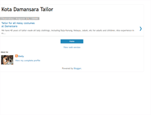 Tablet Screenshot of damansaratailor.blogspot.com