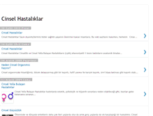 Tablet Screenshot of cinselhastalik.blogspot.com