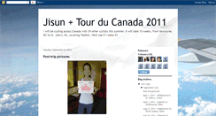 Desktop Screenshot of jisuntourducanada2011.blogspot.com