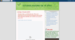 Desktop Screenshot of estudiosmayores.blogspot.com
