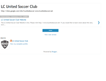 Tablet Screenshot of lcunitedsoccer.blogspot.com