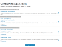 Tablet Screenshot of cienciapoliticaparatodos.blogspot.com