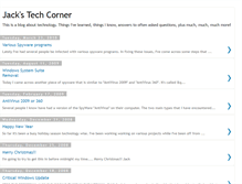 Tablet Screenshot of jackstechcorner.blogspot.com