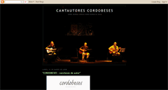 Desktop Screenshot of cantautorescordobeses.blogspot.com