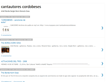 Tablet Screenshot of cantautorescordobeses.blogspot.com