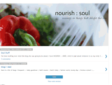 Tablet Screenshot of nourishsoul1.blogspot.com