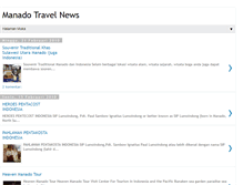 Tablet Screenshot of manadotravelnews.blogspot.com