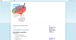 Desktop Screenshot of frozenstrawberrydaiquirirecipes.blogspot.com