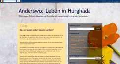 Desktop Screenshot of hurghadablog.blogspot.com