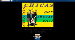 Desktop Screenshot of chicaandchico.blogspot.com