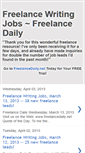 Mobile Screenshot of freelancewriters.blogspot.com