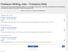 Tablet Screenshot of freelancewriters.blogspot.com