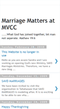 Mobile Screenshot of marriagemattersmiamivineyard.blogspot.com