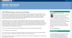 Desktop Screenshot of doctorcleveland.blogspot.com