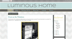 Desktop Screenshot of luminoushome.blogspot.com