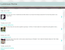 Tablet Screenshot of luminoushome.blogspot.com