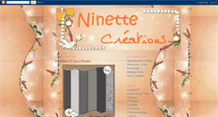 Desktop Screenshot of ninettescrap.blogspot.com