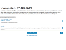 Tablet Screenshot of oyunlar-kral.blogspot.com