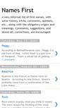 Mobile Screenshot of namesfirst.blogspot.com