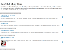 Tablet Screenshot of goinoutofmyhead.blogspot.com