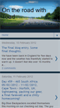 Mobile Screenshot of ontheroadwithatoad.blogspot.com