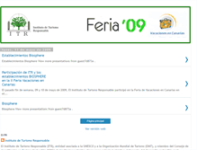 Tablet Screenshot of feriavacacionesencanarias.blogspot.com