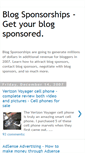 Mobile Screenshot of bloggingsponsorships.blogspot.com