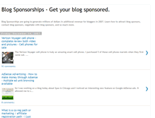 Tablet Screenshot of bloggingsponsorships.blogspot.com