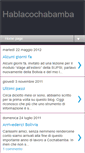 Mobile Screenshot of hablacochabamba.blogspot.com
