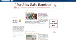 Desktop Screenshot of itsybitsybabyboutique.blogspot.com