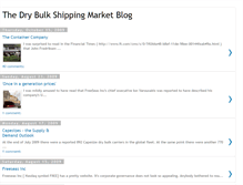 Tablet Screenshot of drybulkblog.blogspot.com