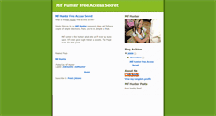 Desktop Screenshot of mifhunter.blogspot.com