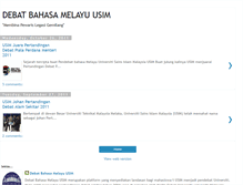 Tablet Screenshot of debatmelayuusim.blogspot.com