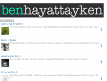 Tablet Screenshot of benhayattayken.blogspot.com