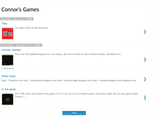 Tablet Screenshot of conmangames.blogspot.com