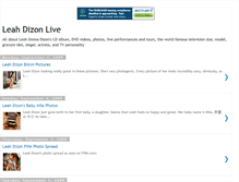 Tablet Screenshot of leah-dizon-live.blogspot.com