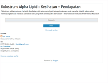 Tablet Screenshot of ikazalizalphalipid.blogspot.com