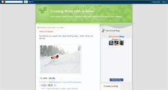 Desktop Screenshot of crossingwiresarduino.blogspot.com