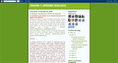Desktop Screenshot of biologiaintelectual.blogspot.com