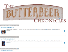 Tablet Screenshot of butterbeerchronicles.blogspot.com