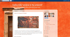 Desktop Screenshot of gallerytalk-lars.blogspot.com