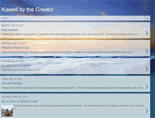 Tablet Screenshot of kissedbythecreator.blogspot.com