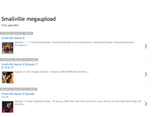 Tablet Screenshot of mega-smallville.blogspot.com
