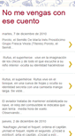 Mobile Screenshot of nomevengasconesecuento.blogspot.com