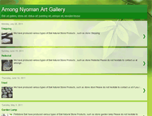 Tablet Screenshot of among-nyoman-art-gallery.blogspot.com