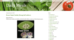Desktop Screenshot of dailymeals.blogspot.com