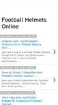 Mobile Screenshot of football-helmets-online.blogspot.com