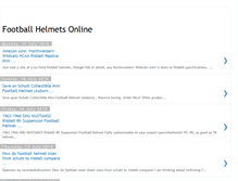 Tablet Screenshot of football-helmets-online.blogspot.com