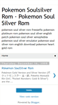 Mobile Screenshot of pokemon-soulsilver-rom.blogspot.com