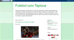 Desktop Screenshot of futebolcomtapioca.blogspot.com